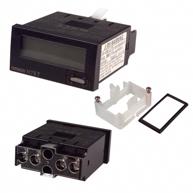 【H7ET-N-B】COUNTER LCD 7 CHAR PANEL MOUNT
