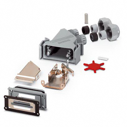 【1689132】CONN BACKSHELL 15POS 45DEG SHLD