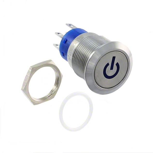 【AV1921P724Q04】SWITCH PUSHBUTTON DPDT 3A 250V