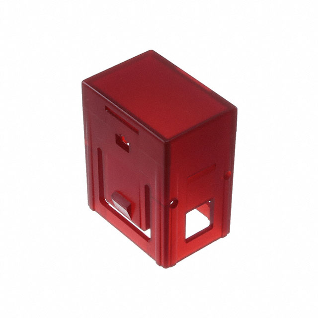 【02-901.2】CAP PUSHBUTTON RECTANGLE RED