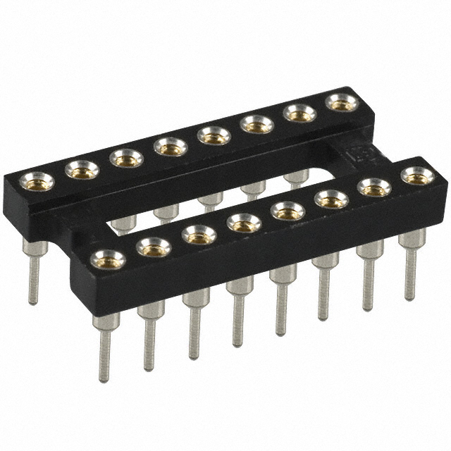 【16-3518-10】CONN IC DIP SOCKET 16POS GOLD