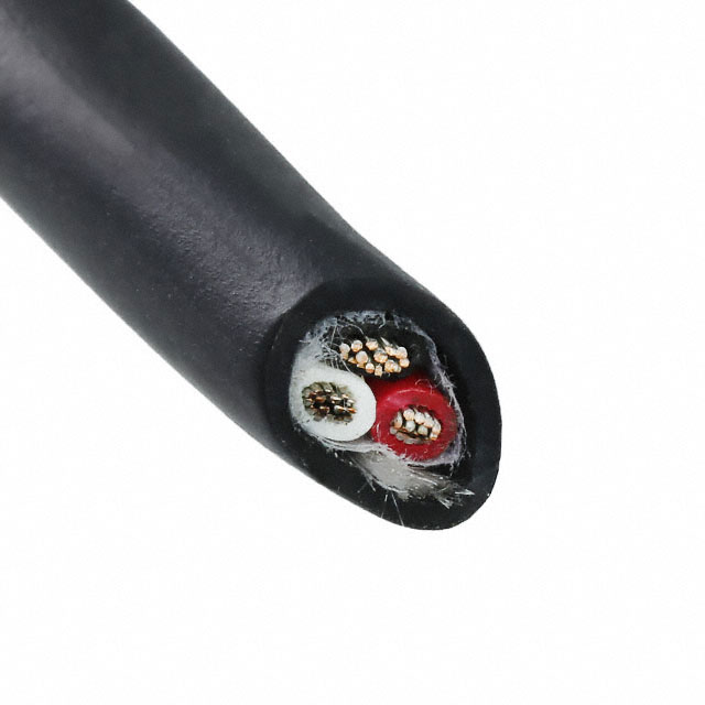 【45053 BK199】CABLE 3COND 20AWG BLACK FEET