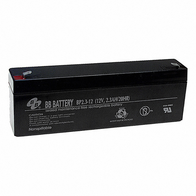 【BP2.3-12-T1】BATTERY LEAD ACID 12V 2.3AH