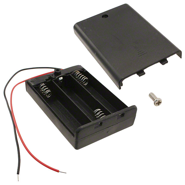 【SBH331AS】BATT HOLDER AA 3 CELL 6" LEADS