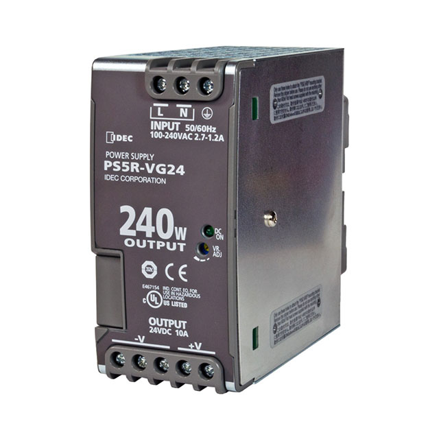 AC/DC DIN RAIL SUPPLY 24V 240W【PS5R-VG24】
