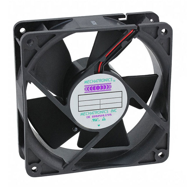 【F1238X24B2-FSR-WS-CC】FAN AXIAL 119X38MM 24VDC WIRE