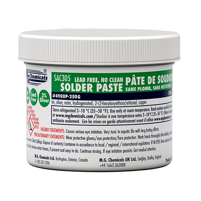 【4900P-250G】LEAD FREE NO CLEAN SOLDER PASTE