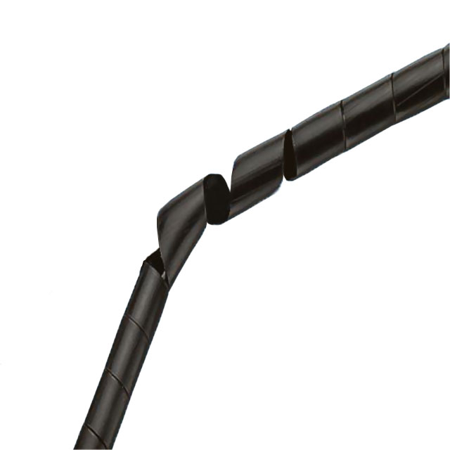 SPIRAL WRAP 3/4" X 100' BLACK【T75FR-C20Y】