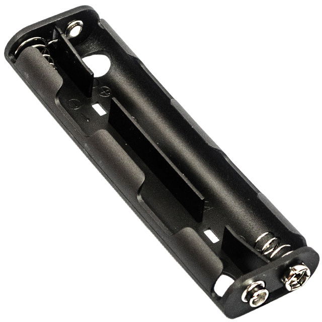 BATTERY HOLDER AA 4 CELL SNAP【BH34AASF】