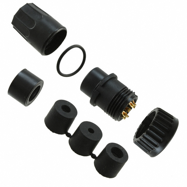 【3282-7PG-3DC】CONN PLUG MALE 7P GOLD SLDR CUP