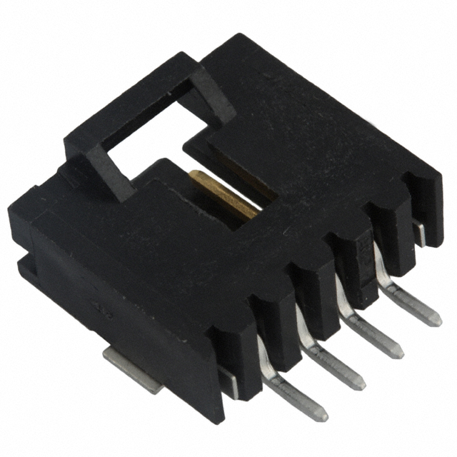 CONN HEADER SMD R/A 4POS 2.54MM 147323-3 AMP Connectors / TE