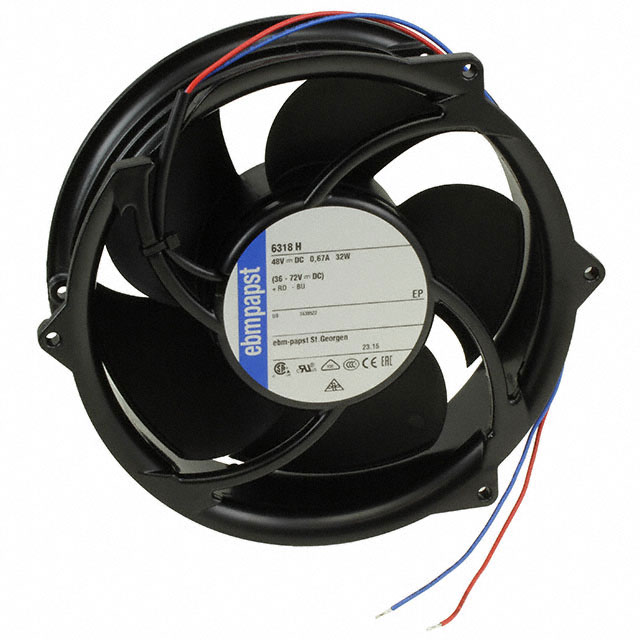 【6314/2HP】FAN AXIAL 172X172X51MM 16-30VDC
