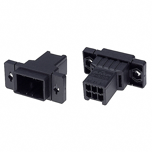【178803-3】CONN PLUG HSG 6POS 3.81MM