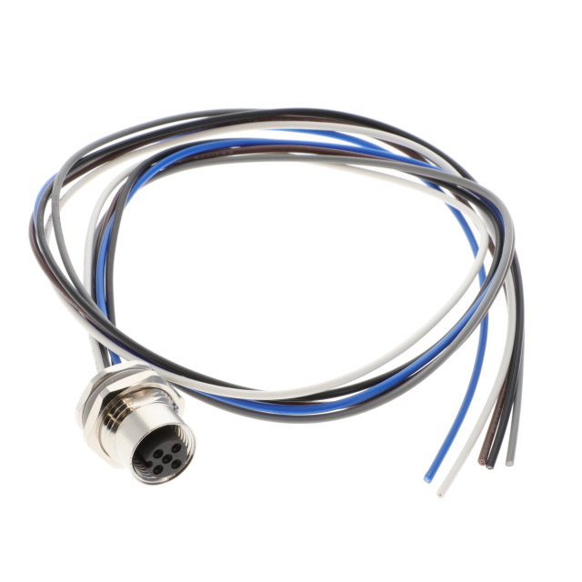 【T4171110005-002】CIRC CBL 5POS RCPT TO WIRE 1.64'
