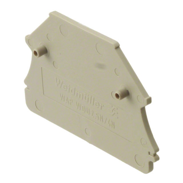 【1060000000】CONN TERM BLK END PLATE RAIL BG