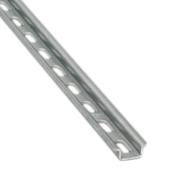 DIN RAIL 15MMX5MM SLOT 78" STL【1401608】