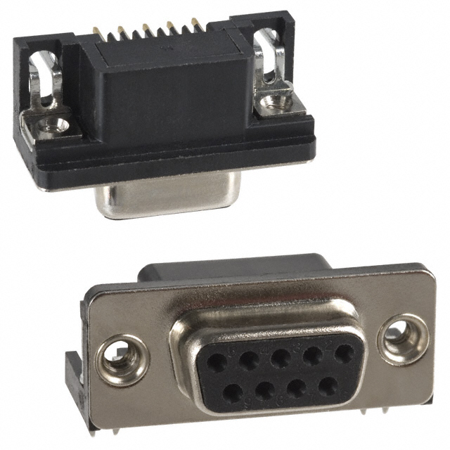【182-009-213R531】CONN D-SUB RCPT 9POS R/A SOLDER