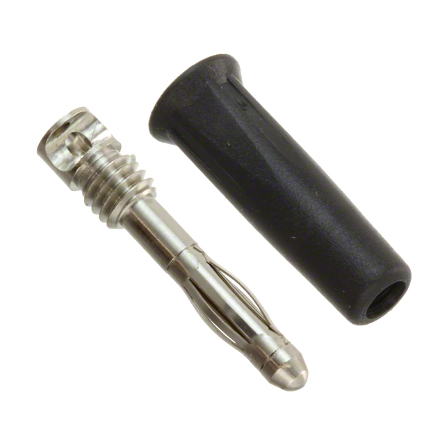 【CT2002-0】CONN BANANA PLUG SOLDER BLACK