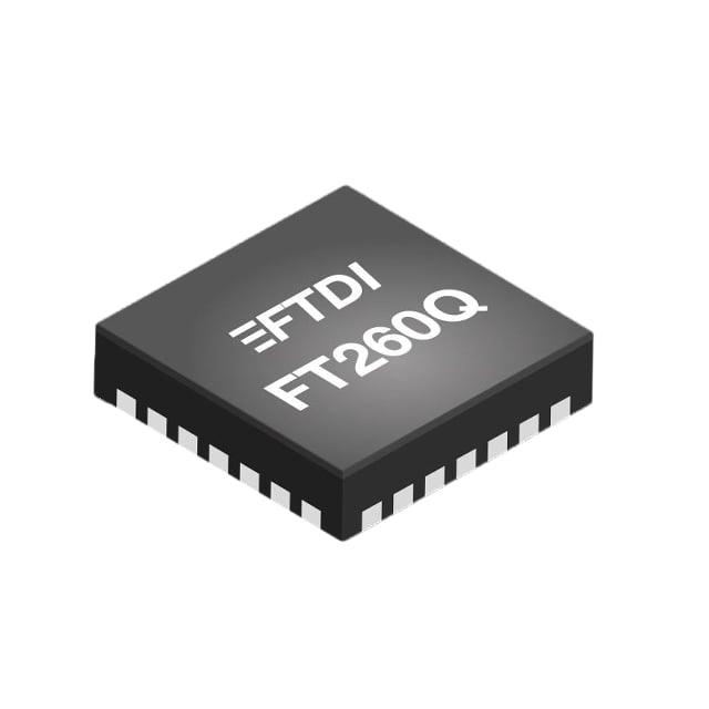 【FT260Q-R】IC BRIDGE USB TO UART/I2C 28WQFN [digi-reel品]