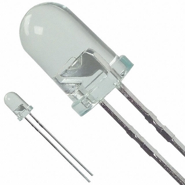 LED GREEN CLEAR T-1 3/4 T/H【HLMP-C515】