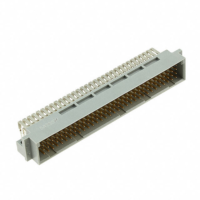 【PCN10-128P-2.54DS(72)】CONN DIN HDR 128POS PCB RA GOLD