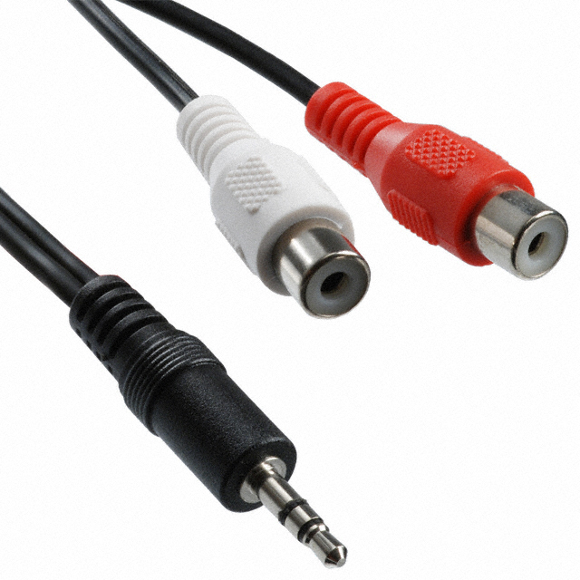 【AK244-2】CABLE 3.5MM STER-2RCA FEMALE 2M