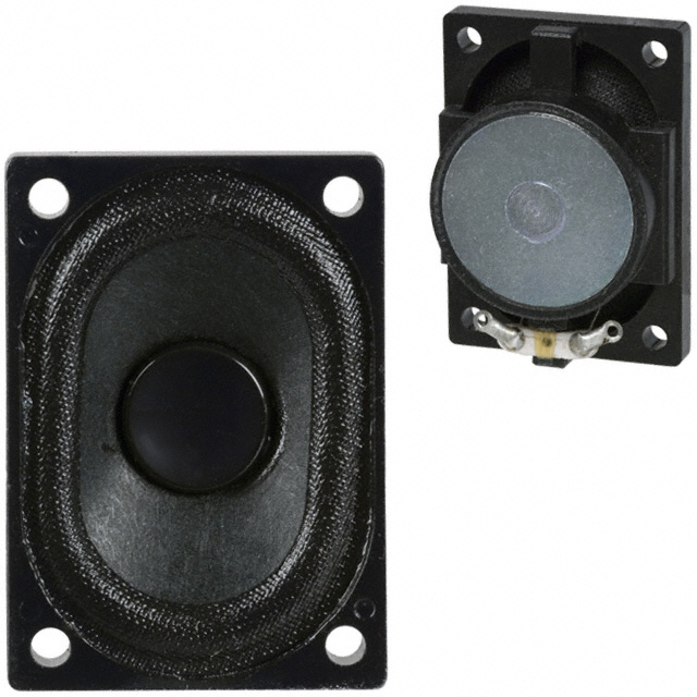 【AS04004PO-WR-R】SPEAKER 4OHM 2W TOP PORT 86DB