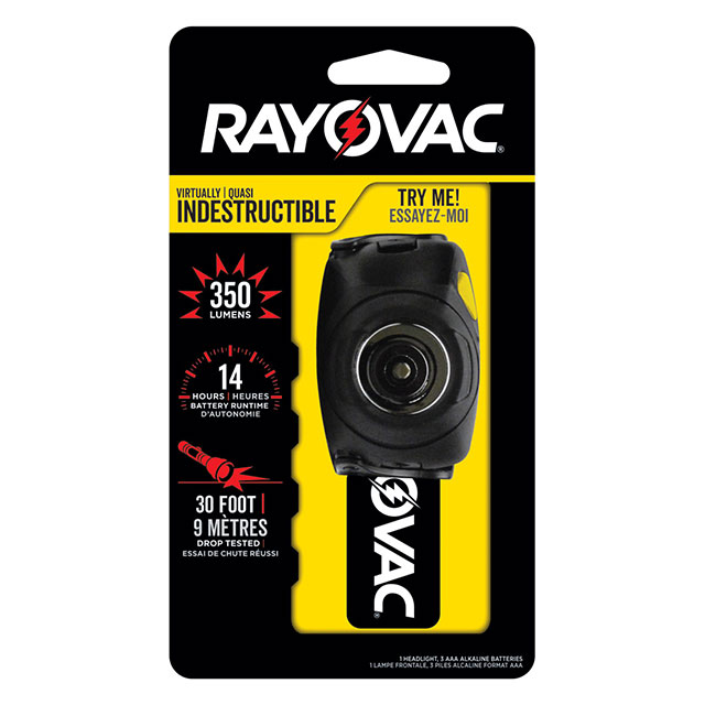 【DIYHPHL3AAA-BXTB】RAYOVAC VIRTUALLY INDESTRUCTIBLE