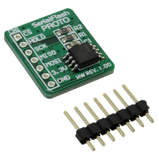 【MIKROE-480】BOARD PROTO SERIAL FLASH