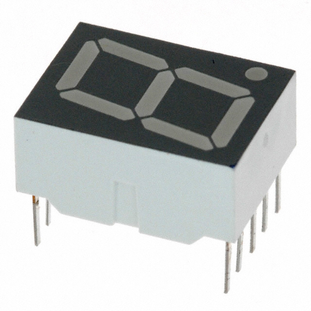 DISPLAY 7SEG 0.56" SGL RED 10DIP【HDSP-5503】