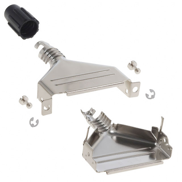 【3357-9225】CONN BACKSHELL 25POS 180DEG SHLD