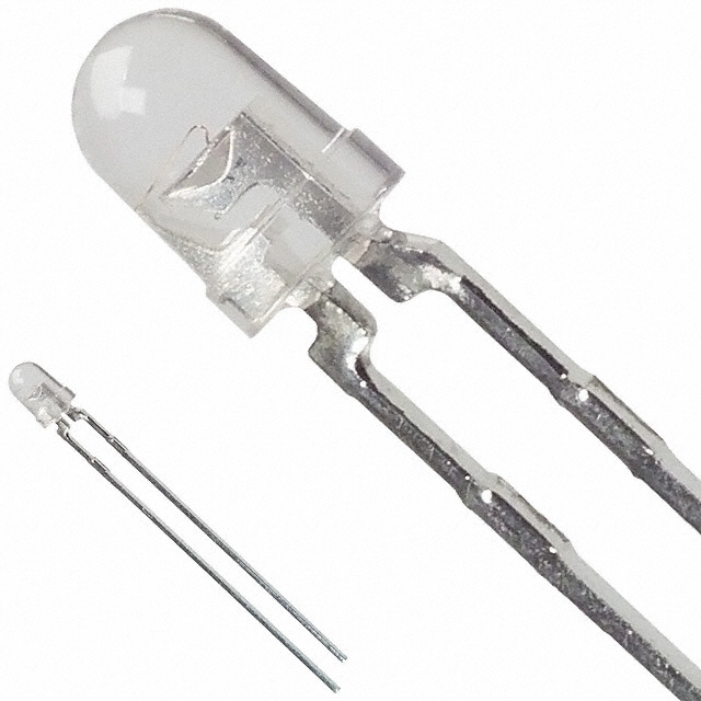 【HLMP-1340】LED RED CLEAR T-1 T/H