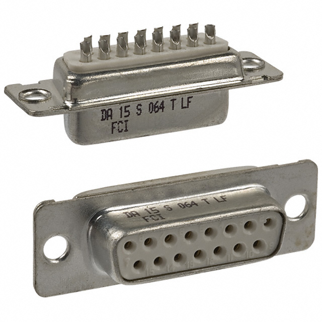 【DA15S064TLF】CONN D-SUB RCPT 15POS SOLDER CUP