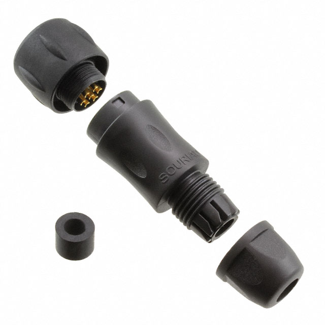 【UTS6JC10E7S】CONN PLUG FMALE 7P GOLD SLDR CUP