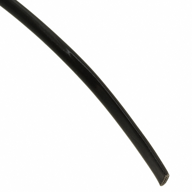 【PF13018 BK005】SLEEVING 0.04" ID FBRGLASS 100'