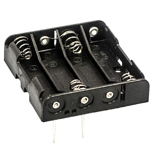 【BH4AAAPC】BATTERY HOLDER AAA 4 CELL PC PIN