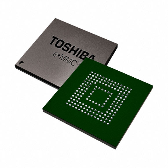 IC FLASH 32GBIT EMMC 153WFBGA【THGBMNG5D1LBAIT】