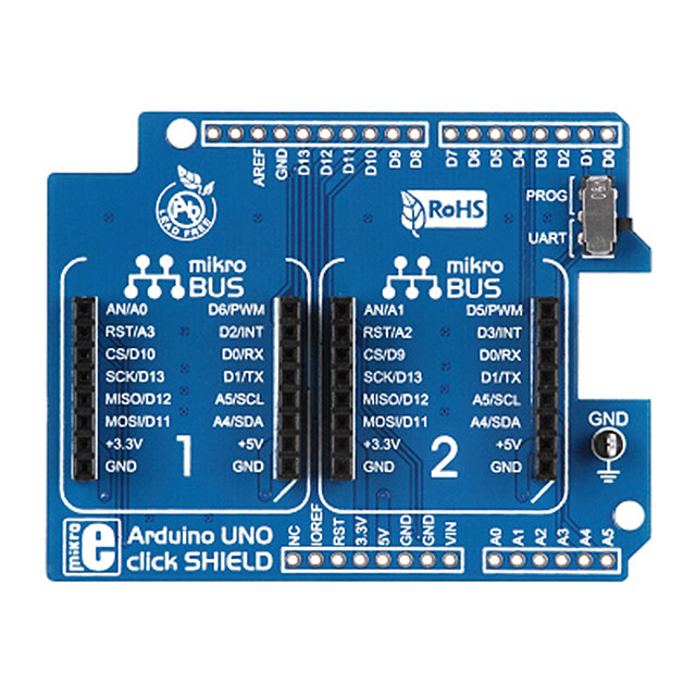 BOARD ARDUINO UNO CLICK SHIELD【MIKROE-1581】