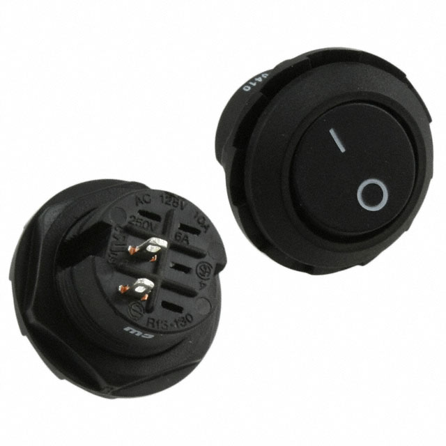 【GRB130A05BB2】SWITCH ROCKER SPST 10A 125V