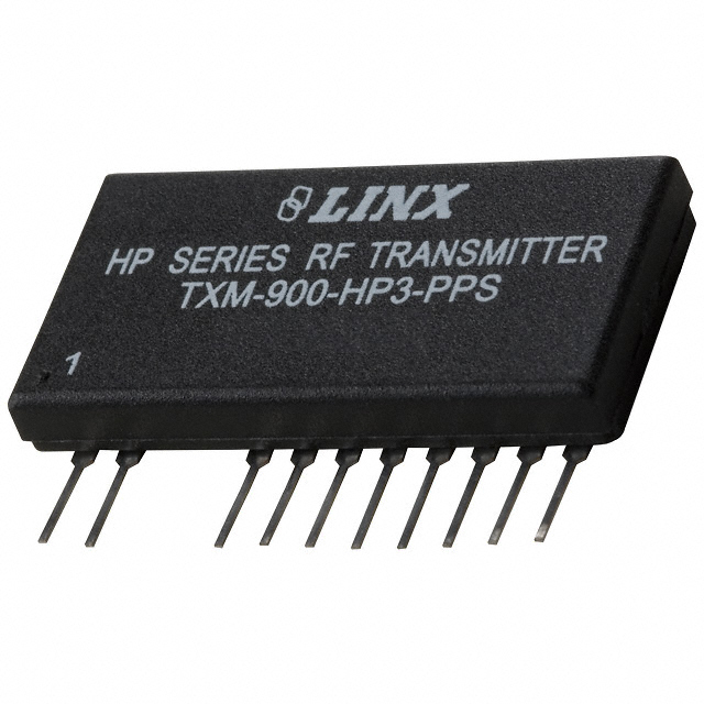 【TXM-900-HP3-PPS】RF TX IC FM/FSK 902-928MHZ 10SIP