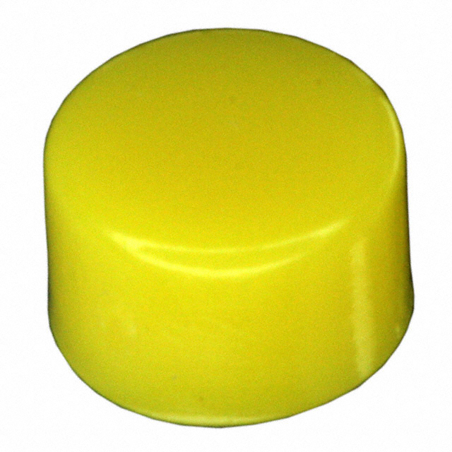 【140000481405】CAP PUSHBUTTON ROUND YELLOW