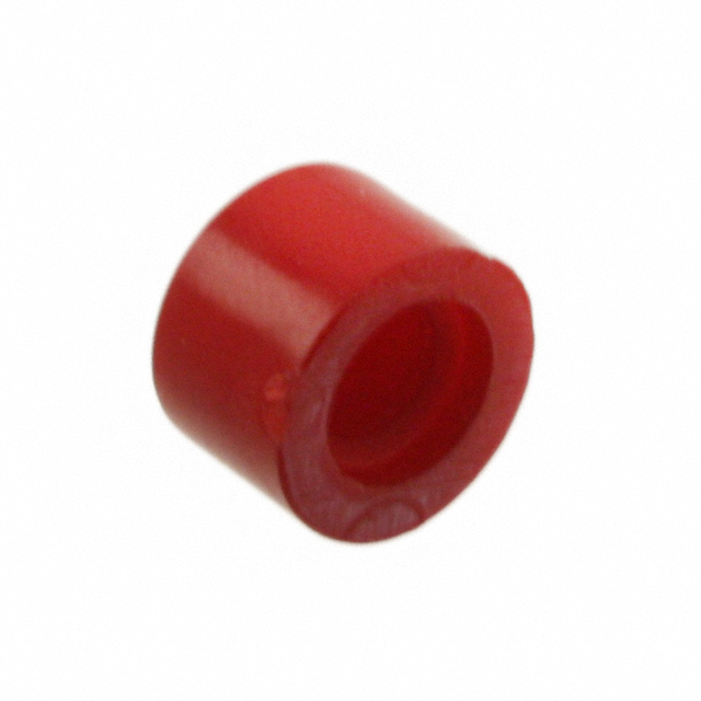 【A2356】CAP PUSHBUTTON ROUND RED