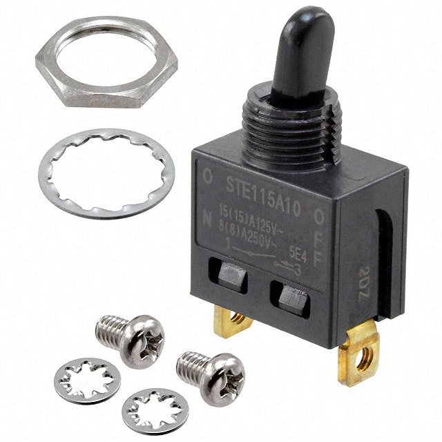 SWITCH TOGGLE SPST 15A 125V STE115A10Z ニデックコンポーネンツ製｜電子部品・半導体通販のマルツ