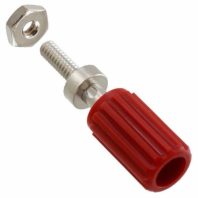 【111-0702-001】CONN BIND POST KNURLED RED