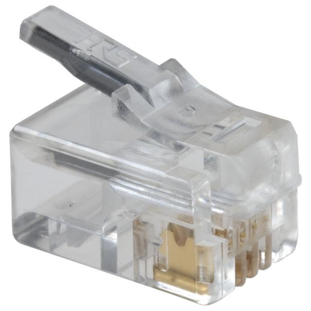 CONN MOD PLUG 4P4C UNSHIELDED TM3P-44P ヒロセ電機製｜電子部品・半導体通販のマルツ