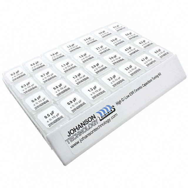 CAP KIT CER 0.2PF6.8PF 1400PCS S603TS Johanson Technology Inc.製｜電子部品