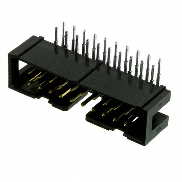 CONN HEADER R/A 20POS 2.54MM