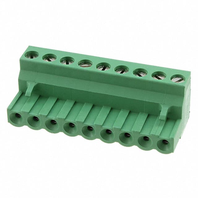 TERM BLOCK PLUG 9POS STR 5MM 796640-9 AMP Connectors / TE Connectivity製 ...