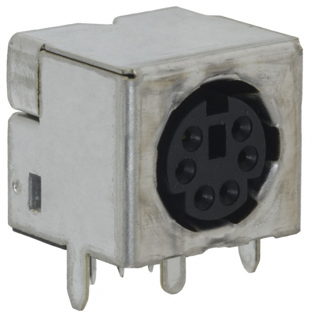 1 x md-60sn CONN RCPT fmale MINI DIN 6p SLDR 