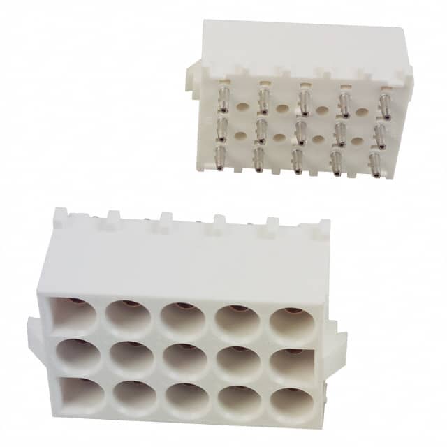 CONN HEADER VERT 15POS 6.35MM 350434-4 AMP Connectors / TE Connectivity ...